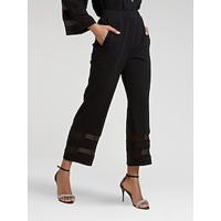 Women's Pants Trousers Ankle-Length Chiffon Modal with Pockets Casual Daily Traditional / Classic Daily Wear Weekend Black White Navy Blue Spring Summer S M L