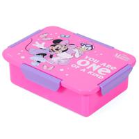 Disney Minnie Mouse 1 - 2 - 3 - 4 Compartment Convertible Bento Lunch Box - Pink