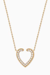 Aloria Diamond Reversible Pendant in 18kt Yellow Gold