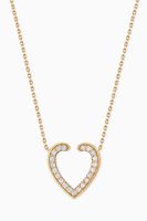 Aloria Diamond Reversible Pendant in 18kt Yellow Gold - thumbnail