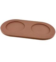 Pino Sand-made Serving Tray Foxy Terra Large 48.7x25.6cm