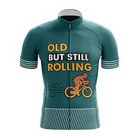 21Grams Men's Short Sleeve Cycling Jersey Summer Spandex Polyester Green Bike Jersey Top Mountain Bike MTB Road Bike Cycling Quick Dry Moisture Wicking Breathable Sports Clothing Apparel  Athleisure Lightinthebox - thumbnail