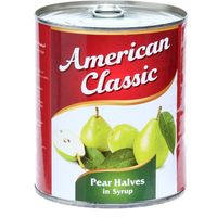 American Classic Pear Halves In Can 825 Gms