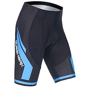 men's bicycle riding pants cycling shorts padded bike biking clothes cycle wear tights black blue Lightinthebox
