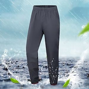 Men's Cycling Pants Rain pants Bike Pants  Trousers Bottoms Mountain Bike MTB Road Bike Cycling Sports Waterproof Windproof Rain Waterproof Black Grey Clothing Apparel Bike Wear Lightinthebox