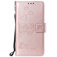 Phone Case For LG G3 G4 G5 G6 STYL04 STYL05 LG G7 K4 2017k8 2017 K10 2017 K10 2018 LG K40 V30 K8 2018 K50 Q60 Card Holder Flip Pattern Full Body Cases owl animal heart leather miniinthebox - thumbnail