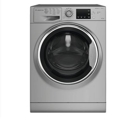 Ariston 9/6KG Washer Dryer, 1200 RPM With Inverter Motor, Fully Automatic Front Load Washing & Drying Combo Machine, 16 Programs, Silver, NDB96SSGCC
