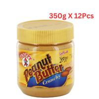 Happy Peanut Butter Crunchy 350gm (Pack of 12)