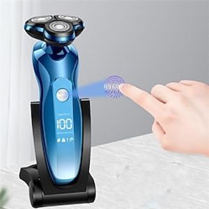 Electric Shaver Rotary Shaver Electric Razor Beard Trimmer Rechargeable Shaving Machine for Men Wet-Dry Dual Use Waterproof miniinthebox