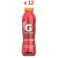 Gatorade Sports Drink Fruit Punch Pet 495 ml x 12 Carton