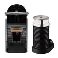 Nespresso Pixie C61 Titan+ Aeroccino Milk Frother Coffee Machine