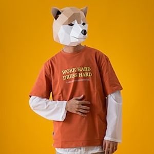 Mask Holiday Jewelry Inspired by Animal Gray Yellow Cosplay Halloween Halloween Carnival New Year Adults' Men's Women's miniinthebox