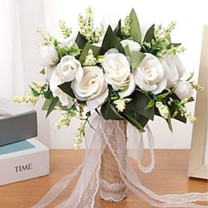 Wedding wrist flowers Bouquets Wedding  Wedding Party Artificial Flower Modern Contemporary Lightinthebox