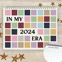 Eras Tour Calendar 2024, 2024 Wall Calendar from Jan. 2024 - Dec. 2024, 11 x 8.5, Music Posters Album Cover Poster Calendar for Fans Gift Music Lover miniinthebox - thumbnail