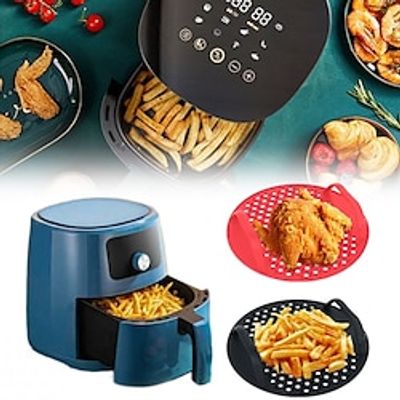 Air Fryer Pad Easy to Clean Non-Stick Air Fryer Silicone Pan 17cm Non-stick Airfryer Baking for Cooking Steaming Basket Baking Form for Airfryer Silicone Tray Air Fryer Kitchen Accessories Basket Tools Mold Fryers Offer Utensils Electric Oil Liner Lightinthebox Air Fryer Pad Easy to Clean Non-Stick Air Fryer Silicone Pan 17cm Non-stick Airfryer Baking for Cooking Steaming Basket Baking Form for Airfryer Silicone Tray Air Fryer Kitchen Accessories Basket Tools Mold Fryers Offer Utensils Electric Oil Liner Lightinthebox