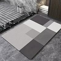 Bathroom Bath Mats Geometric Absorbent Bathroom Rug Polyester Non Slip Lightinthebox