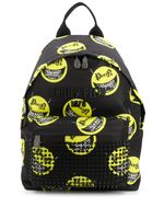 Philipp Plein smile print studded backpack - Black - thumbnail