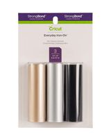 Cricut Every Day Iron On Classic Mini Sampler Pack Of 3 8.9 x 61 cm