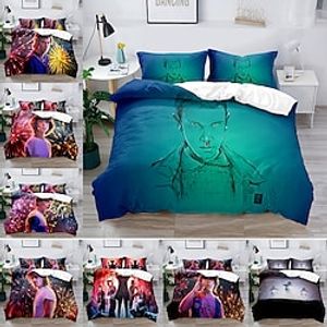 Stranger Things Series 3-Piece Duvet Cover Set Hotel Bedding Sets Comforter Cover with Soft Lightweight Microfiber(1 Pillowcase for TwinSingle) Lightinthebox