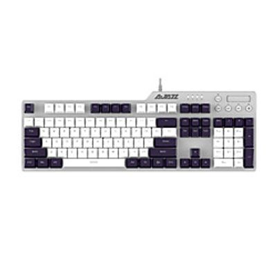 AJAZZ AK35I USB Wired Mechanical Keyboard Gaming Mechanical Monochromatic Backlit 104 pcs Keys miniinthebox