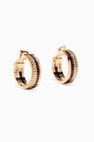 Gold & Diamond Quatre Hoop Earrings Gold & Diamond Quatre Hoop Earrings