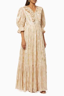Myst Kaftan with Sequin Embroidery Myst Kaftan with Sequin Embroidery