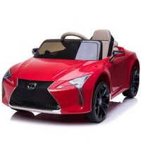 Megastar Licensed Ride On Licensed 12 V Lexus Sportsx For Kids With Leather Seats & Eva Wheels - Red (UAE Delivery Only)