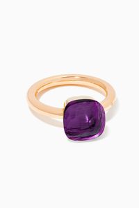 Nudo Petite Ring with Amethyst in 18kt Rose Gold