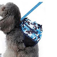 Dog Pets Dog Backpack Portable Geometric Nonwoven Small Dog Blue miniinthebox Dog Pets Dog Backpack Portable Geometric Nonwoven Small Dog Blue miniinthebox
