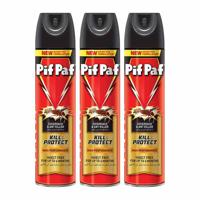 Pif Paf Cockroach & Ant Killer Black 3 x 400 ml