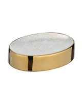 Wenko Soap Dish Mod. Nuria Gold & White