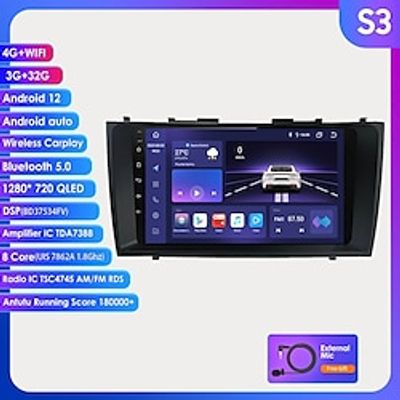 Android 12 Car Radio Multimedia Video Player For Toyota Camry 7 XV 40 50 2006-2011 Navigation GPS Head Unit Lightinthebox