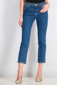 Womens Janori Cropped Straight Jeans  Blue