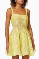 Mademouselle Mini Dress in Sequinned Tulle - thumbnail