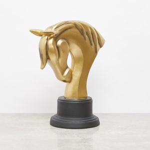Horse Head Figurine - 26x16x32 cms