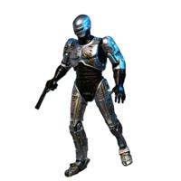 Neca Robocop Ultimate Battle Damaged Robocop With Chair Action Figure