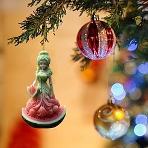 Barbiebarbie Watermelon Dres Pendant Decoration, Christmas Tree Decoration, Xmas Tree Decoration Lightinthebox