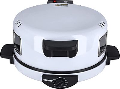 Geepas Arabic Bread Maker, 30cm Non-Stick Baking Plate, Silver - GBM63036 Geepas Arabic Bread Maker, 30cm Non-Stick Baking Plate, Silver - GBM63036