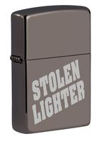 Zippo MP319762 150 Stolen Lighter Design Black Ice Windproof Lighter - 130002452