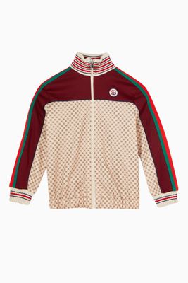 Zip Jacket in GG Technical Jersey Zip Jacket in GG Technical Jersey