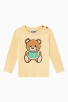 Teddy Bear with Bib Print T-shirt in Cotton Teddy Bear with Bib Print T-shirt in Cotton