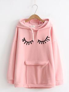 Casual Ears Hooded Pocket Hoodies