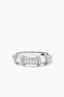 Half Round Pavé & Channel Set Ring in 14kt Yellow Gold Half Round Pavé & Channel Set Ring in 14kt Yellow Gold