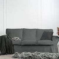 Ektorp 3 Seat Sofa Cover, Ektorp Couch Cover with 3 Cushion Cover and 3 Backrest Cover, Ektorp Slipcover Washable Furniture Protector miniinthebox - thumbnail