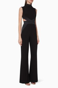 Cut-Out Jersey Jumpsuit Cut-Out Jersey Jumpsuit