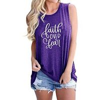 amazon wish hot selling hot women's casual sleeveless top european and american letters printed vest t-shirt spot Lightinthebox - thumbnail