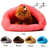 Cat Dog House Puppy Sleeping Bed Cushion Mat Pad Cave Pet Igloo Soft Kitten Nest Home