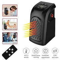 Wall Heater Home Work Desk Portable Warm Air Blower Mute Electric Heating Mini Low Power Winter Warmer Machine 400W 110V240V Lightinthebox - thumbnail