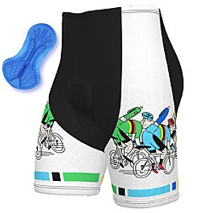 21Grams Men's Cycling Shorts Summer Spandex Polyester Bike Shorts Pants Padded Shorts  Chamois 3D Pad Quick Dry Moisture Wicking Sports White Mountain Bike MTB Road Bike Cycling Clothing Apparel Lightinthebox