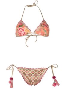 Anjuna floral bikini set - NEUTRALS